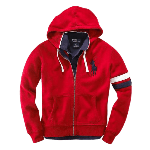 ראלף לורן-RL MEN’S JACKET HOODIES RED