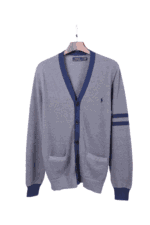 ראלף לורן-RL SWETER JACKET MEN'S GREY