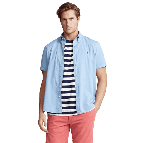 ראלף לורן-RALPH LAUREN SHIRT MEN'S SHORT