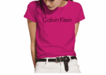 CK Round Neck Short Sleeve Women-Pink