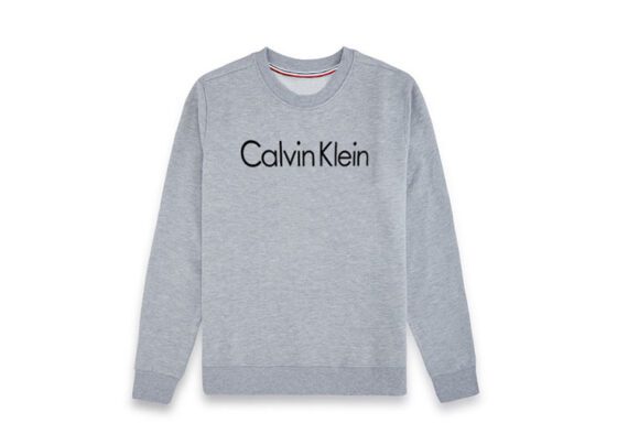 CK Round Neck Sweater Men -Gray