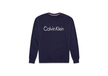 CK Round Neck Sweater Women-Navy Blue