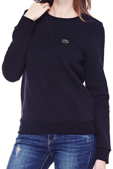 לקוסט-LACSOTE SWETER WOMEN DESGIN- BLACK