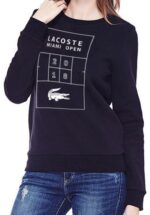 לקוסט-LACSOTE SWETER WOMEN DESGIN- BLACK