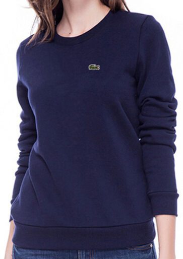 לקוסט-LACSOTE SWETER WOMEN DESGIN- NAVY BLUE