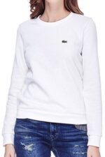 לקוסט-LACSOTE SWETER WOMEN DESGIN- WHITE