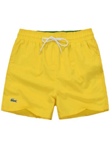 לקוסט-LACOSTE SWIM BEACH MEN - Yellow