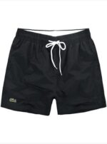 לקוסט-LACOSTE SWIM BEACH MEN - Black