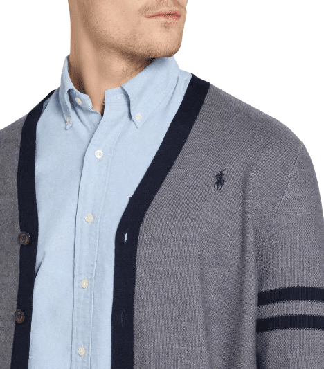 ראלף לורן-RL SWETER JACKET MEN'S GREY