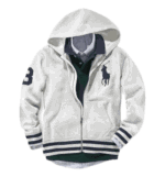 ראלף לורן-RL MEN’S JACKET HOODIES WHITE
