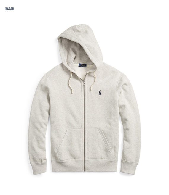 ראלף לורן-RL MEN’S JACKET HOODIES WHITE