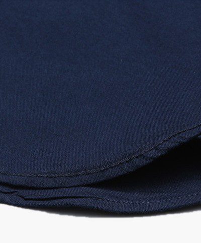 לקוסט-LACOSTE SHIRT MEN SHORT - NAVY BLUE