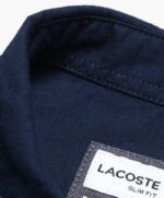 לקוסט-LACOSTE SHIRT MEN SHORT - NAVY BLUE