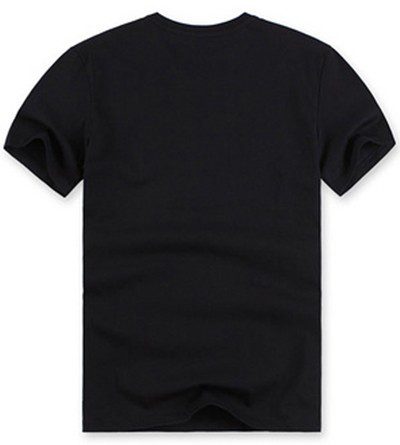 לקוסט-LACSOTE TSHIRT DESGIN MEN SHORT - Black & White Logo