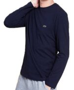 לקוסט-LACSOTE TSHIRT MEN LONG - NAVY BLUE