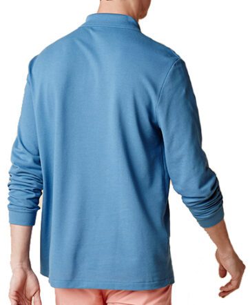 לקוסט-LACSOTE TSHIRT MEN POLO LONG – Seagull (2)