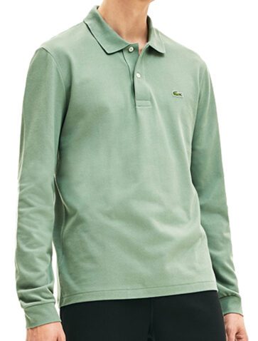 לקוסט-LACSOTE TSHIRT MEN POLO LONG - Zanah