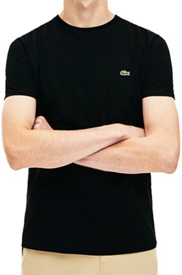 לקוסט-LACSOTE TSHIRT MEN SHORT - Black