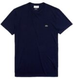 לקוסט-LACSOTE TSHIRT MEN SHORT - Navy Blue
