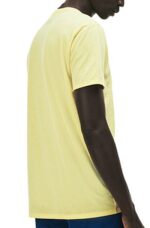 לקוסט-LACSOTE TSHIRT MEN V NECK SHORT - Yellow
