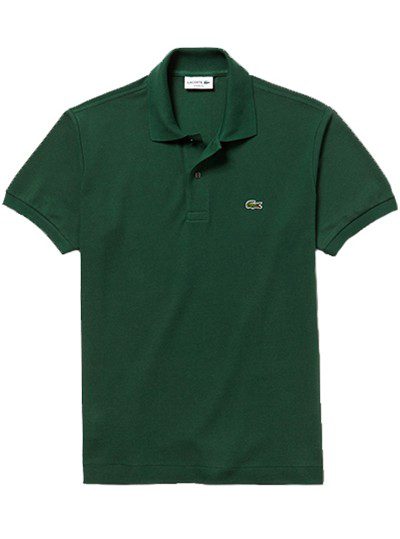 לקוסט-LACSOTE TSHIRT MEN'S POLO SHORT - Burnham Green