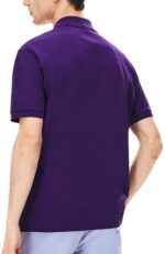 לקוסט-LACSOTE TSHIRT MEN'S POLO SHORT - Christalle Violet