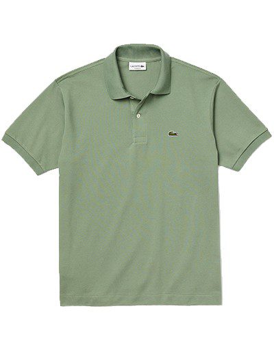 לקוסט-LACSOTE TSHIRT MEN'S POLO SHORT - Mantle
