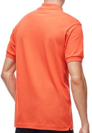 לקוסט-LACSOTE TSHIRT MEN'S POLO SHORT – Tomato Red (2)