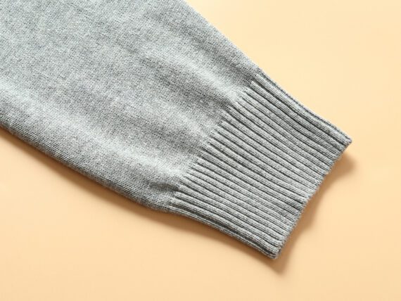 טומי הילפיגר-TOMMY TSHIRT MEN'S LONG CREW NECK- Santas Grey