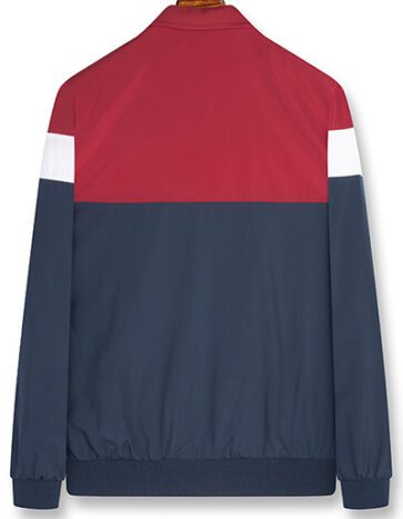 TOMMY JACKET – Red & Nave Blue (2)
