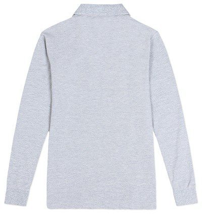 טומי הילפיגר-TOMMY POLO LONG MEN'S - Gray
