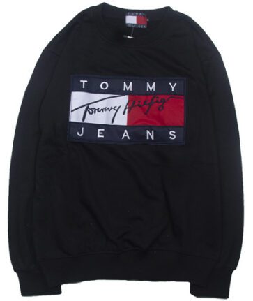טומי הילפיגר-TOMMY SWETER MEN AND HOODIES MEN AND WOMEN - Black