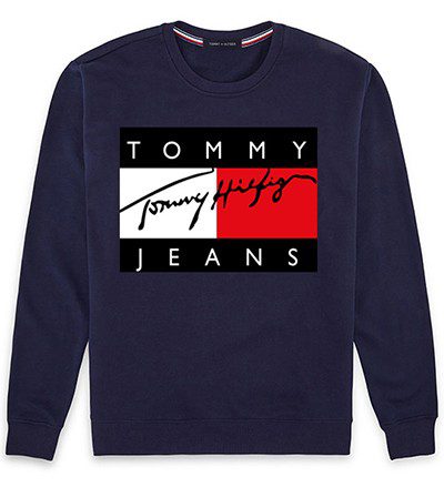 טומי הילפיגר-TOMMY SWETER WOMEN - Nave Blue