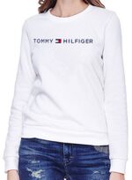 טומי הילפיגר-TOMMY SWETER WOMEN - White