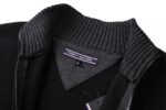טומי הילפיגר-TOMMY SWETER ZIP MEN'S - Black