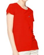 טומי הילפיגר-TOMMY TSHIRT SHORT WOMEN'S - Red