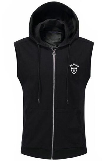 טומי הילפיגר-TOMMY VEST MEN - Black