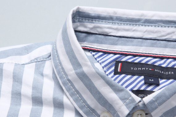 טומי הילפיגר-TOMMY BUTTON MEN'S- Spindle & White