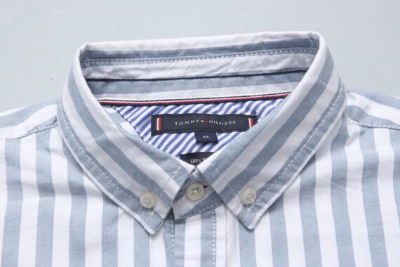 טומי הילפיגר-TOMMY BUTTON MEN'S- Spindle & White