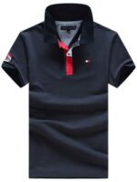 טומי הילפיגר-TOMMY POLO MEN'S TSHIRT - Black