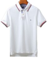 טומי הילפיגר-TOMMY POLO MEN'S TSHIRT - White
