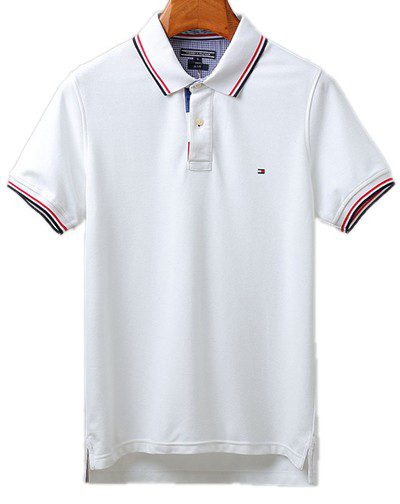 טומי הילפיגר-TOMMY POLO MEN'S TSHIRT - White