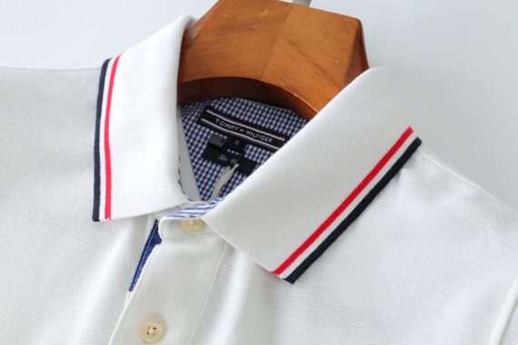 טומי הילפיגר-TOMMY POLO MEN'S TSHIRT - White