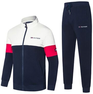 טומי הילפיגר-TOMMY SUIT-WHITE NAVY BLUE & RED