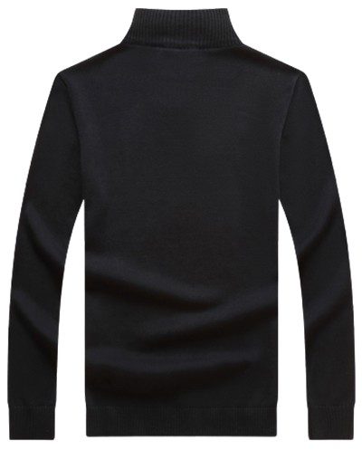 טומי הילפיגר-TOMMY SWETER MEN'S- Nero