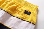 טומי הילפיגר-TOMMY SWIM MEN'S - NAVY BLUE YELLOW & WHITE