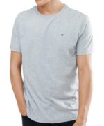 טומי הילפיגר-TOMMY TSHIRT MEN'S - GRAY