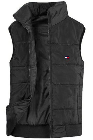 טומי הילפיגר-TOMMY VEST MEN - BLACK