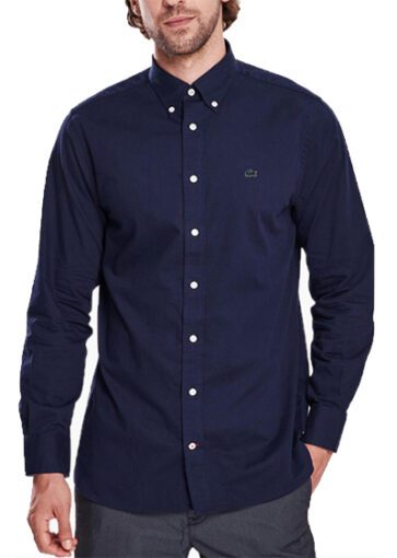 לקוסט-LACOSTE LONG MEN SHIRT - Midnight Express