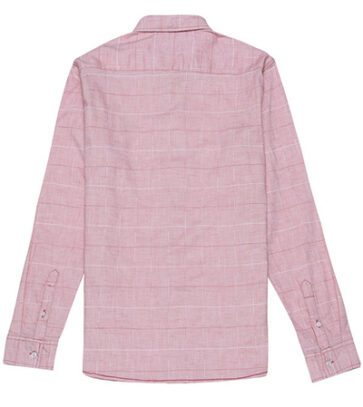 לקוסט-LACOSTE LONG MEN SHIRT – Pink Flare (7)